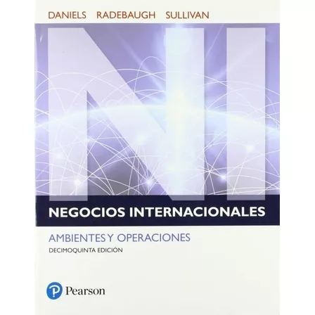 Negocios Internacionales, De Daniels John. Editorial Pearson, Tapa Blanda En Español