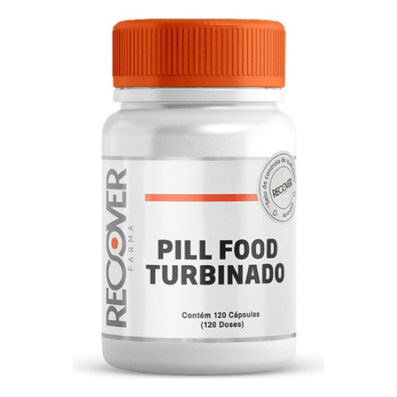 Pill Food Turbinado 120 Cápsulas - Suplemento Capilar Pill Food Turbinado 120 Cápsulas - Suplemento Capilar
