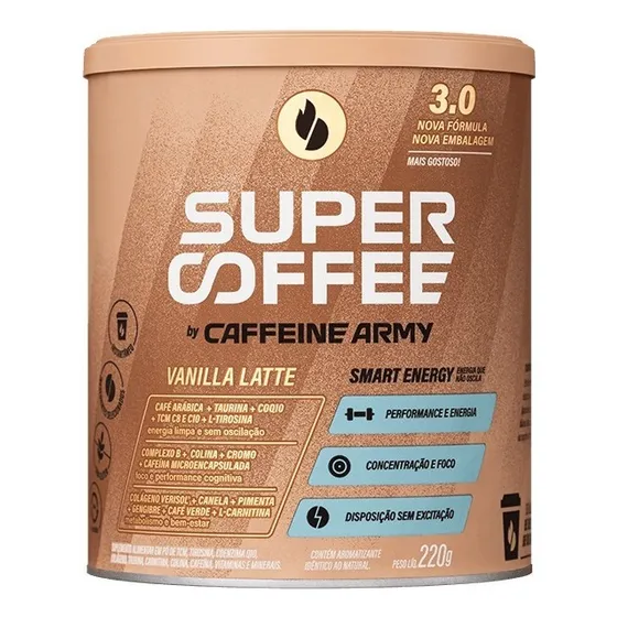 Supercoffee Classic Size 220g Caffeine Army Café Termogênico