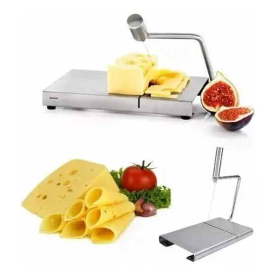 Fatiador Cortador Fio Aço Inox Multifuncional Queijo Mimo