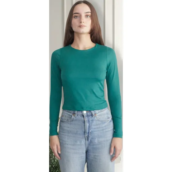 Remera Manga Larga Modal Mango #4424