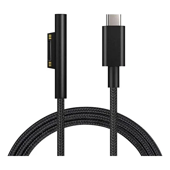 Usb-c Cable De Carga De 65w/45w, Para Surface Pro 7/6/5/4,2m