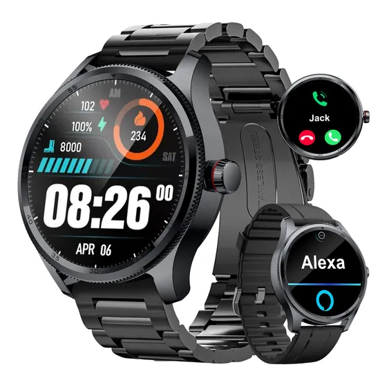 Smartwatch Reloj Inteligente Llamadas Bluetooth Para Alexa