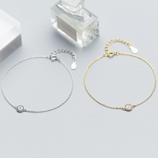 Pulseira De Prata S925 Feminina Temperament Devil's Eye Diam Pulseira De Prata S925 Feminina Temperament Devil's Eye Diam