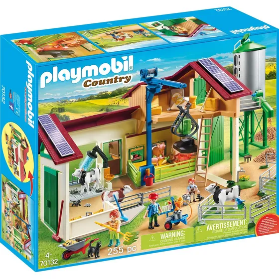 Playmobil Country Granja Con Silo, A Partir De 4 Años (70132