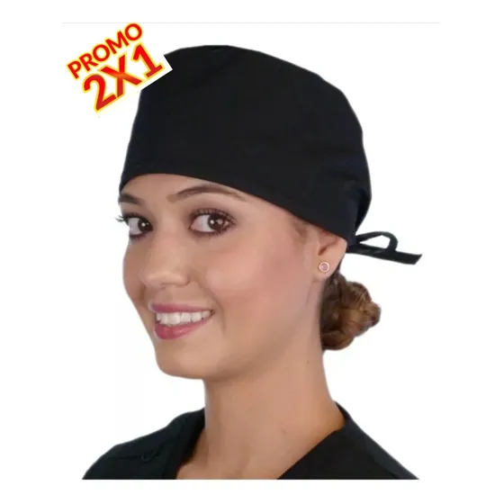 Uniforme Medico Chef Cocinero Enfermera Bandana Gorro Oferta