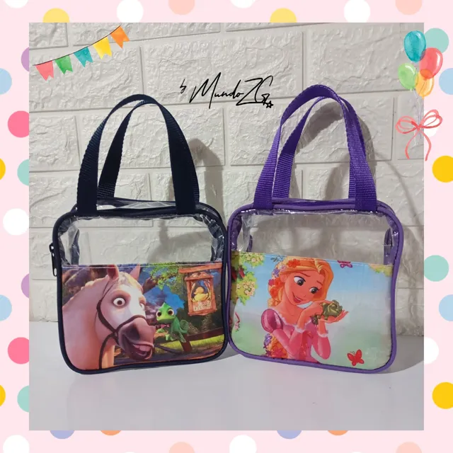 Cotillones Plastico Bolsito Cuadrito Niña Niño Personalizado