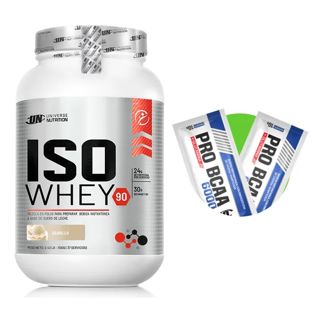 Iso Whey 1.1kg Vainilla + 02 Sachets
