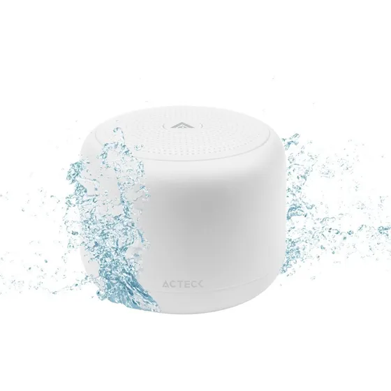 Bocinas Glee Tiny Ap410 Bluetooth 5.0 + Tws + Ipx7 Recargabl Color Blanco