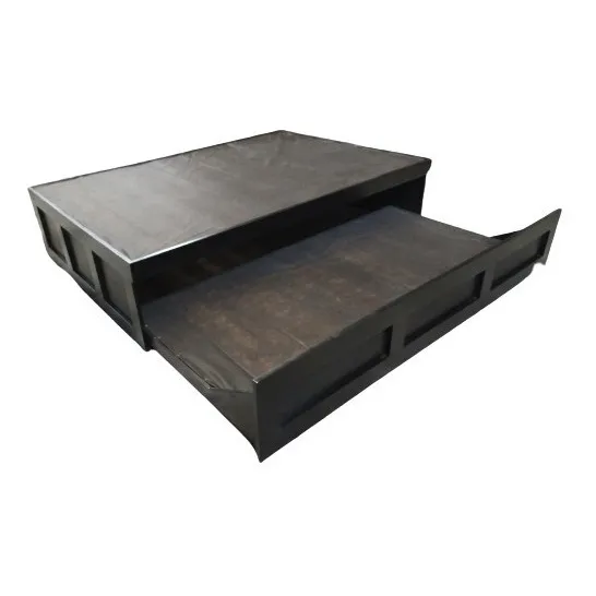 Cama Base Canguro Chocolate Matrimonial/indiv Venta Solo Mty