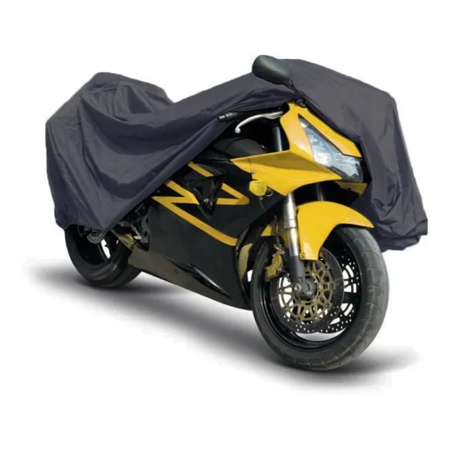 Cubre Moto Extra Grande Impermeable Plata Xl