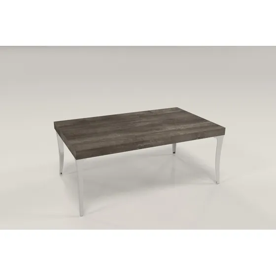Mesa De Living Luar- Fija- Patas Cromadas- 90 X 56
