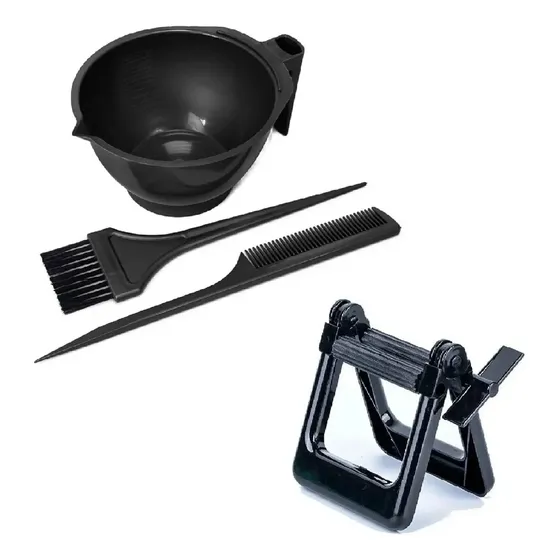 Kit Tigela Pincel Espremedor De Tinta Pente Para Coloração
