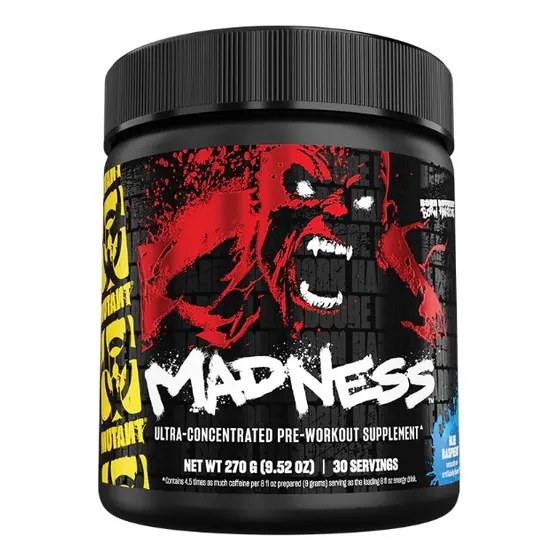 Mutant Pre Entreno Madness 30 Servicios Sabor Blue Raspberry