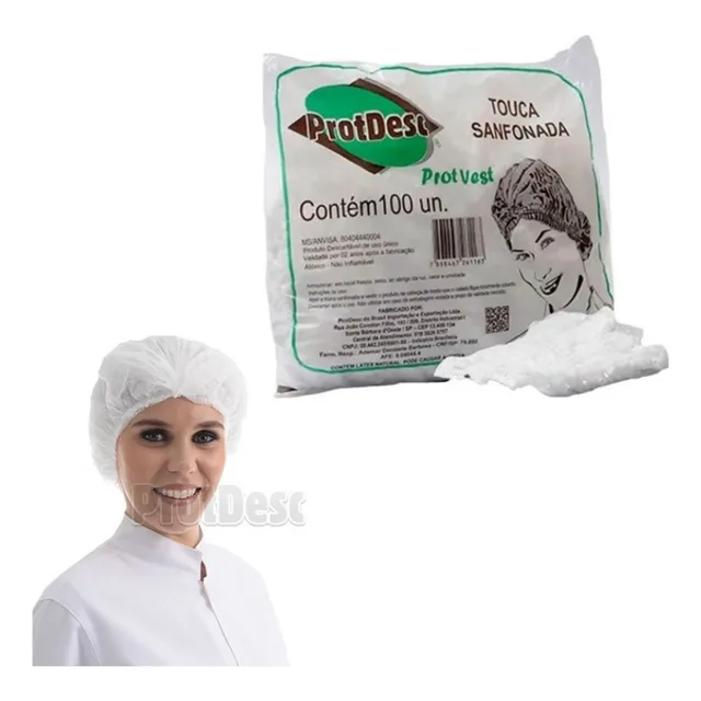 Kit 300 Toucas Descartáveis Para Pés E Cabeça Higienizaç