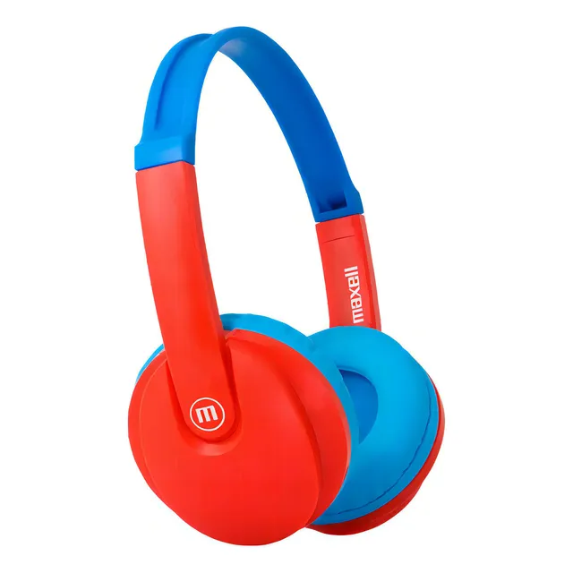 Auriculares De Niños Maxell Inalámbricos C/microfono Rojo