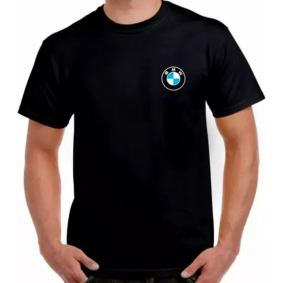 Franela Logo Bmw Ovejita 100% Algodón Para Caballero