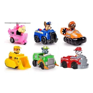 Kit 6 Carrinhos Patrulha Canina Fricção Brinquedos Cachorro Kit 6 Carrinhos Patrulha Canina Fricção Brinquedos Cachorro