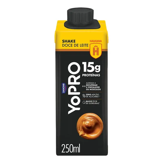 Yopro Bebida Láctea Doce De Leite Havanna 15g Proteína 250ml