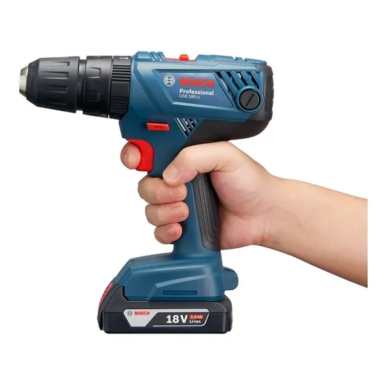 Taladro Atornillador Bosch 18v Gsb180-li + 1 Batería Color Azul