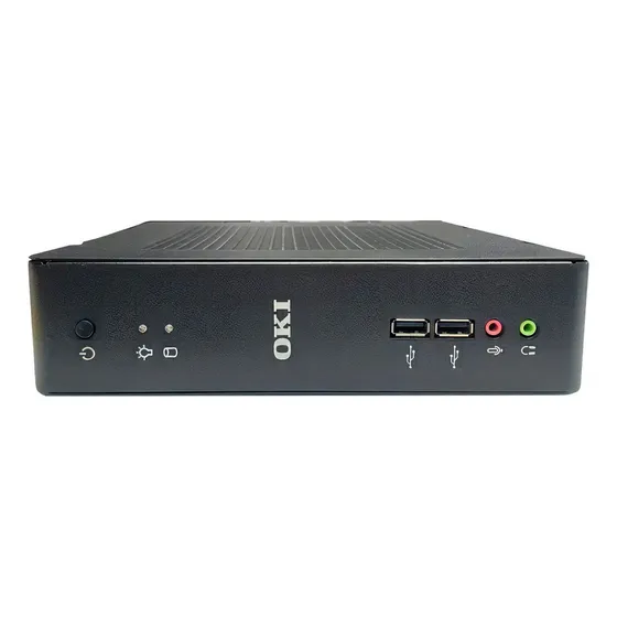 2 Uni- Mini Gabinete Itx Thin Client Mini Cpu Oki Preto