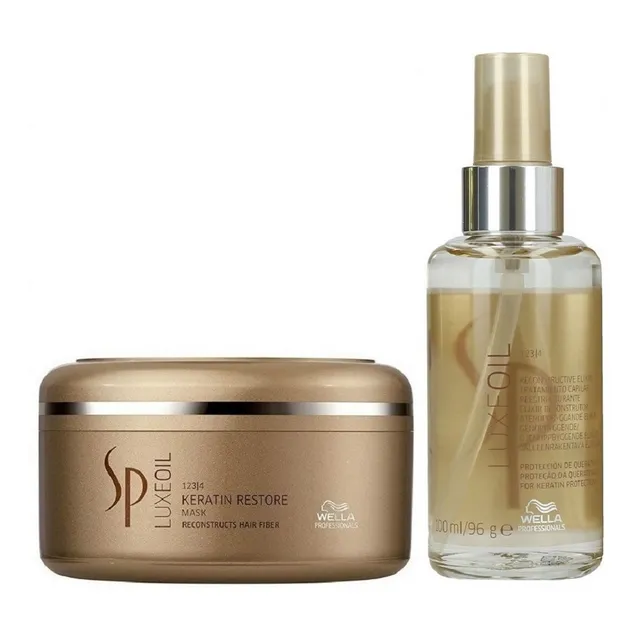Mascarilla 150ml + Elixir Wella Sp Luxe Oil Keratin