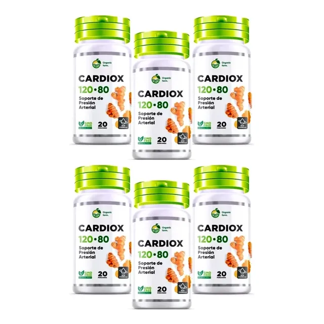 Cardiox Pack X 06 Frascos Suplemento Diuretico Natural