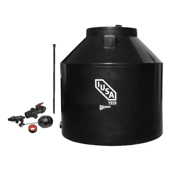 Tinaco Tricapa Iusa, 750 L., Negro + Accesorios Alta Presión