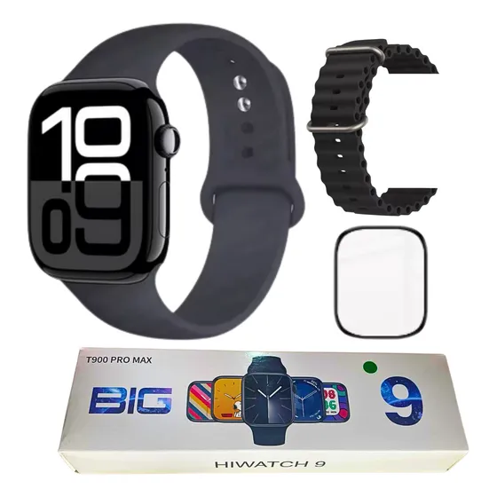 Relógio Smartwatch T900 Pro Max Serie 9 Nfc Lançamento 2025