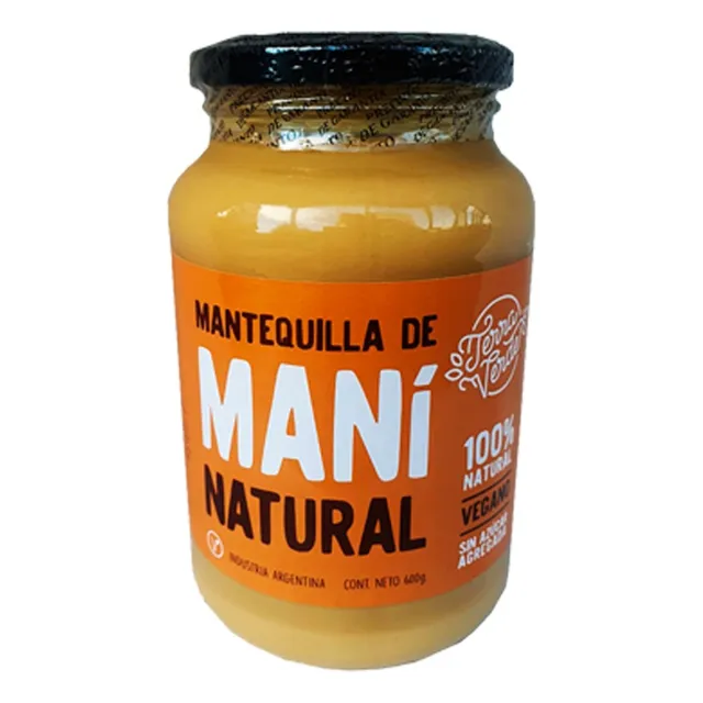 Mantequilla De Maní Natural Terra Verde® 600g | 100% Pura
