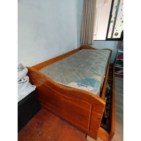 Cama Nido De Madera 1 Plaza (más Colchón!) Madera