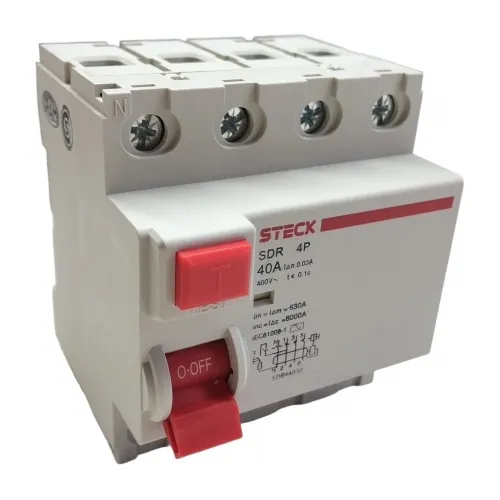 Interruptor Diferencial Fuga Idr Tetrapolar 40a 30ma Steck