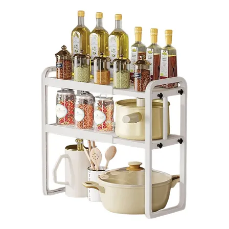 Estante Organizador Extensible Para Cocina 2 Niveles