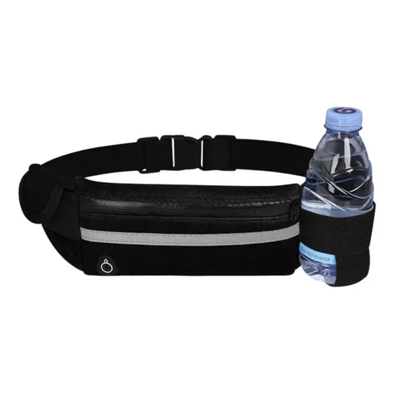Riñonera Koala Deportivo Impermeable Color Negro