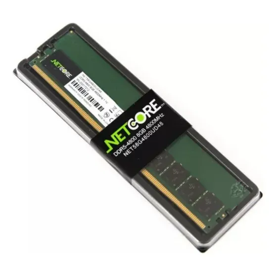 Memória para Computador 8GB DDR5 4800MHz Netcore Net58g4800ud4 UDIMM Alto Desempenho
