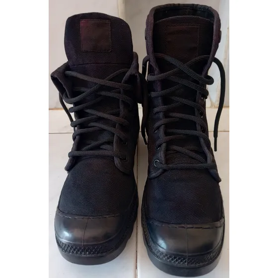 Botas Palladium De Lona Cocidas Uso Rudo