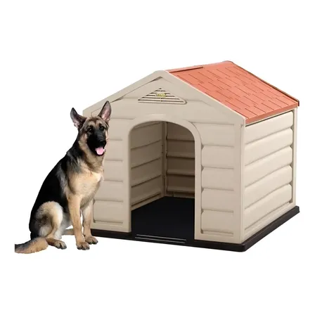 Casa Para Perro Térmica 92 X 90 X 89 Cm Rimax Raza Grande Color Marrón Claro