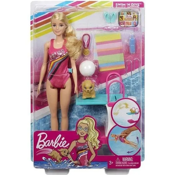 Barbie Dreamhouse Nadadora +accesorios Ghk23