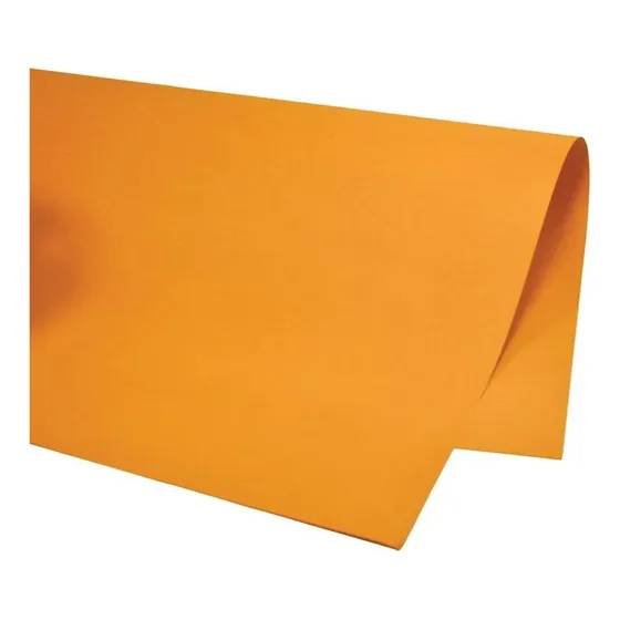 Papel Color Set Laranja 48 X 66 Cm Pcte C/20 Fls Escolar