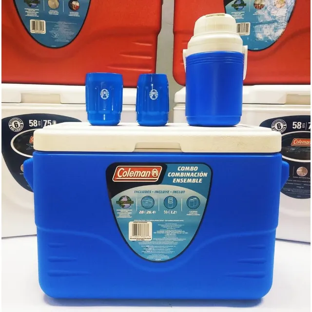 Combo Cava Coleman + Termo + Porta Vasos