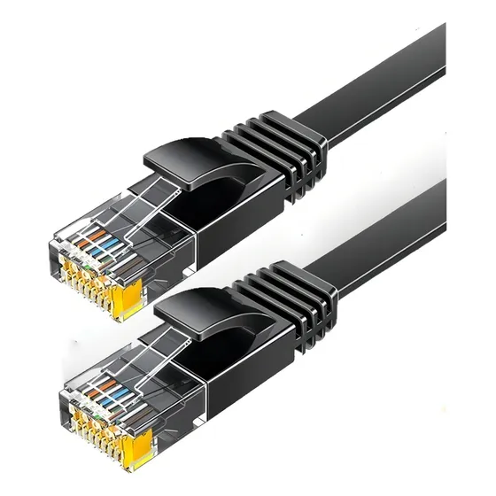 Cabo De Rede Rj45 Essager Cat6 Slim Flat 1000 Mbps 15 Metros