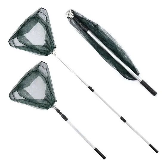 Red Copo De Pesca Mango Extensible Gadnic Triangulo  