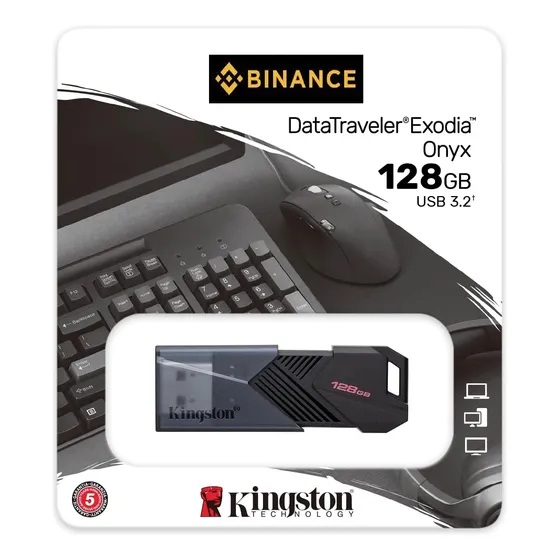 Pendrive Kingston Datatraveler 128gb Usb 3.2 Onyx