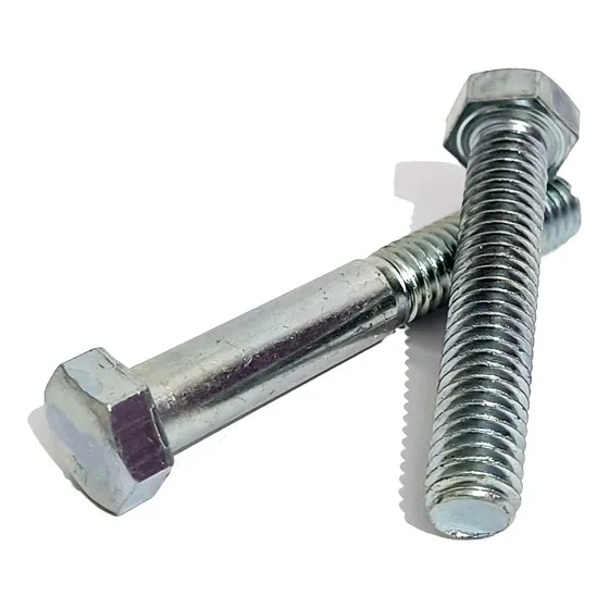 Bulon Hexagonal 1/4 X 1 Zincado Grado 2 - 100 Unidades