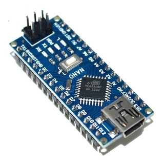 Placa Nano V3 C/ Pinos Soldados Atmega326 Para Arduino Nano Placa Nano V3 C/ Pinos Soldados Atmega326 Para Arduino Nano