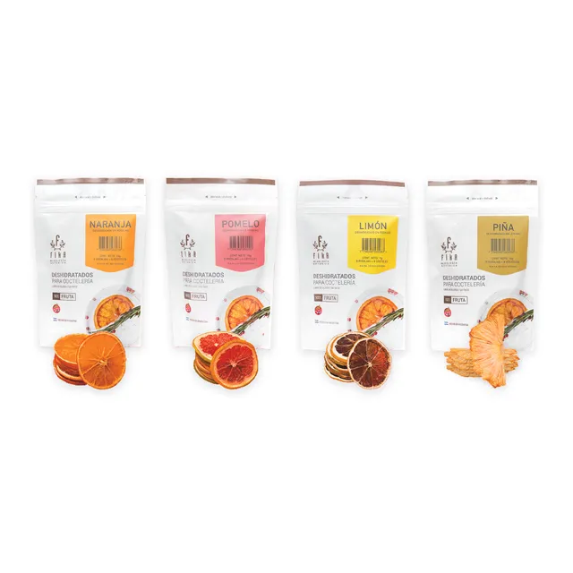 Mix Deshidratado Naranja Limon Pomelo Anana Deshidratados