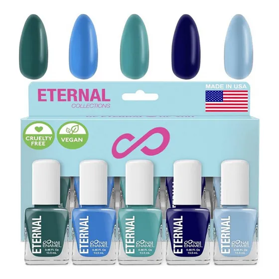 Barniz Esmalte Uñas Eternal Pack 5 Piezas 