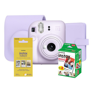 Paquete Instax Mini 12 Lila + Funboard Paquete Instax Mini 12 Lila + Funboard
