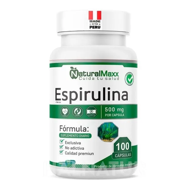 Espirulina Naturalmaxx Capsulas Naturales