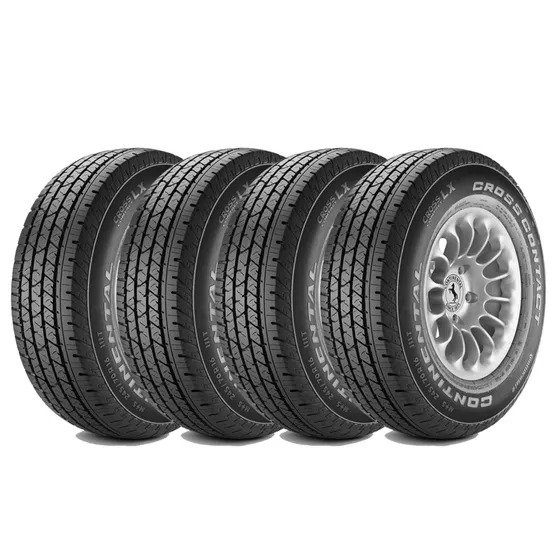Kit 4 Cubiertas Continental 255/60r18 Cross Contact Lx Cont